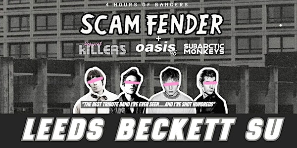 Scam Fender Tribute - Leeds Beckett SU - 13th September 2025 | Leeds Beckett Students' Union