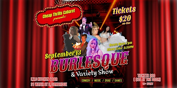 Burlesque and Variety Show | EVO Kitchen & Bar