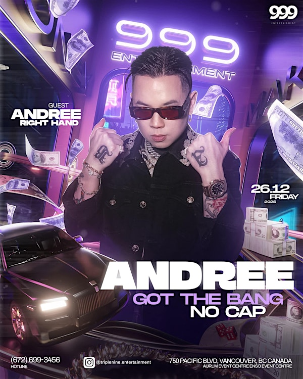 “Andree Right Hand’’ got the bang no cap | ENSO EVENT CENTRE