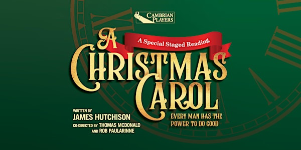 A Christmas Carol – A Staged Reading Fundraiser | Cambrian Players