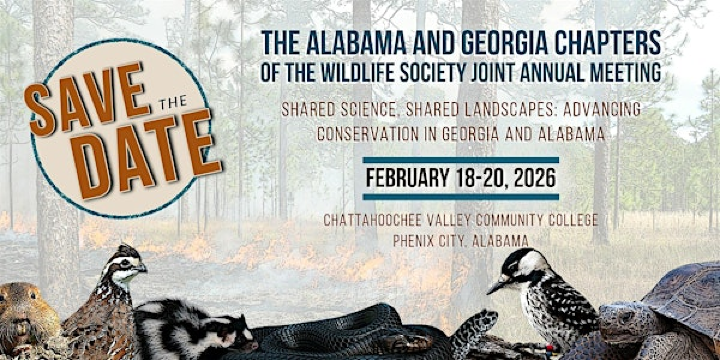 2026 Joint Annual Meeting — Alabama & Georgia TWS Chapters | Chattahoochee Valley Community College