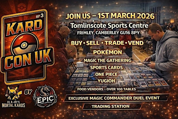 Kard Con UK | Tomlinscote Sports Centre