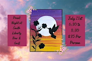 Hummingbird Paint Night at South Liberty Bar & Grill | South Liberty Bar & Grill