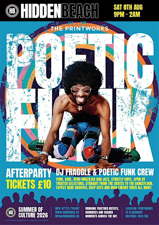 Hidden Beach Presents: Poetic Funk Afterparty | The Printworks