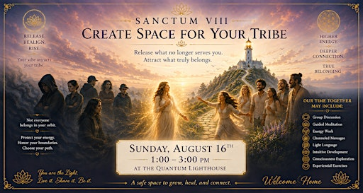 Sanctum VIII: Create Space For Your Tribe | The Quantum Lighthouse