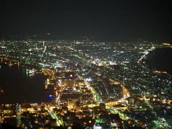 函館山の夜景（函館ロープウェイ）