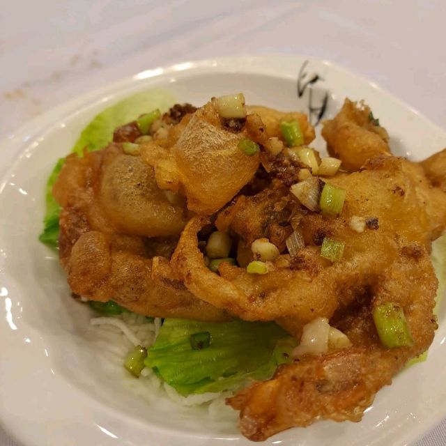 蔥香油鹽焗軟殼蟹