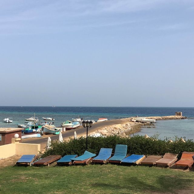 Beach resort in the centre of Hurghada 