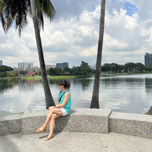 Lake Titiwangsa in KL city