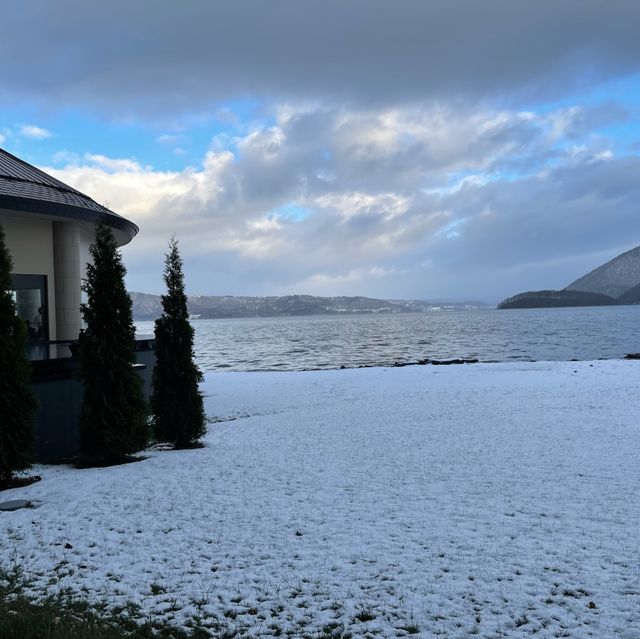 洞爺湖-湖之栖溫泉酒店 湖邊湯屋房