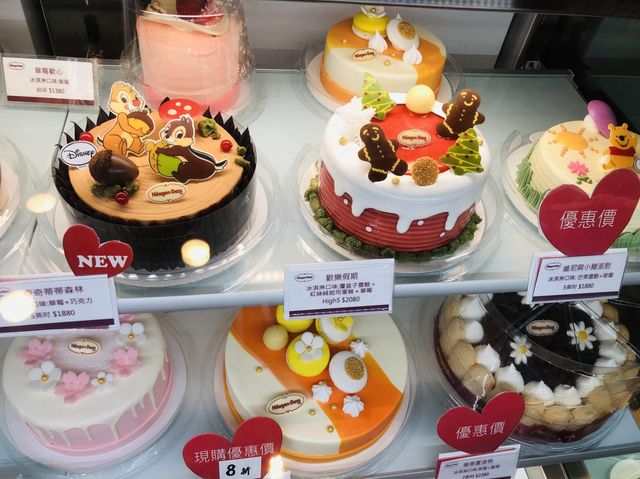 無敵可愛迪士尼系列冰淇淋😍❤️ Häagen-Dazs Miramar Shop 哈根達斯 美麗華旗艦店