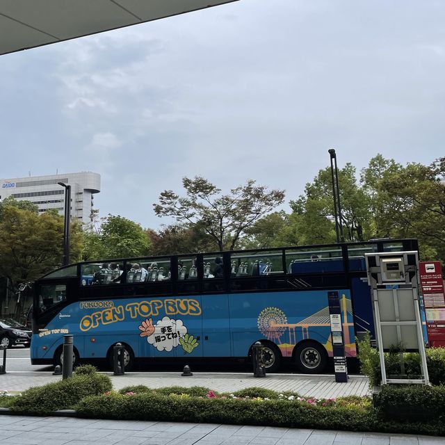 【福岡】オープントップバスで市内観光