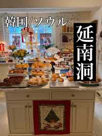 韓国/ソウル【延南洞】クリスマス仕様の🎄とってもかわいい人気カフェ♡