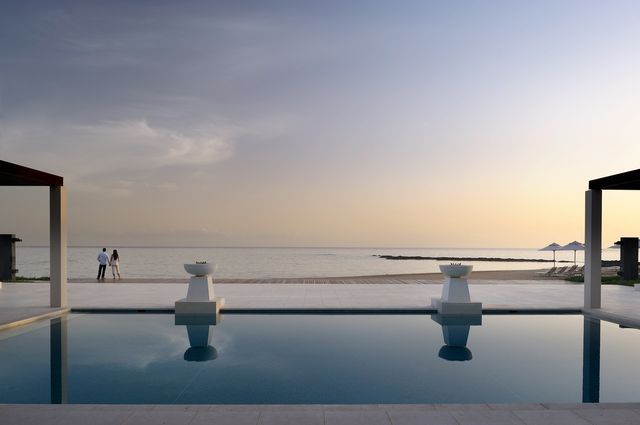 The Ritz-Carlton Hotel in Oman: recognized as one of the best hotels in the Middle East in 2022.