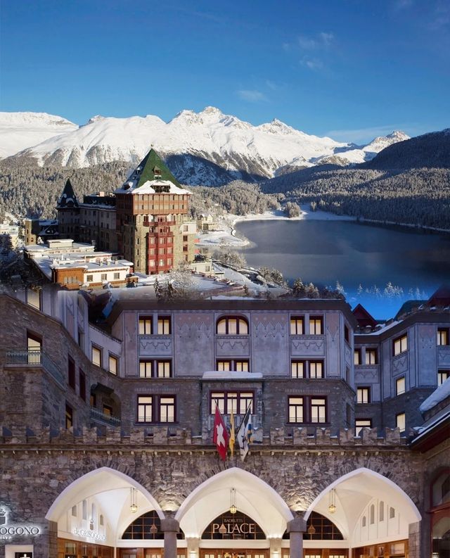 Switzerland + St. Moritz, Badrutt's Palace Hotel, a heavenly tourist destination.
