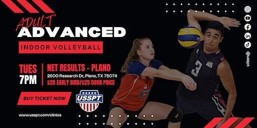 Advanced Adult Indoor Volleyball Training (Plano) | Net Results Sports Center