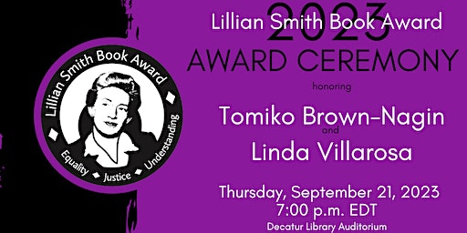 2023 Lillian Smith Book Awards (Decatur) | Decatur Library