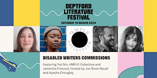 Disabled Writers Commissions | Deptford Lounge - Studio