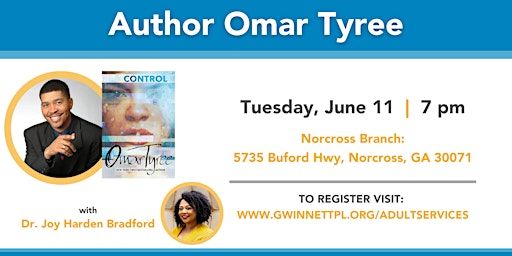 Author Omar Tyree | Gwinnett County Public Library Norcross Branch