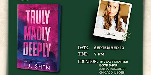 Meet & Greet and book signing with LJ Shen | The Last Chapter Book Shop