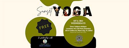 Free Sunset Yoga - Plant City | McCall Park