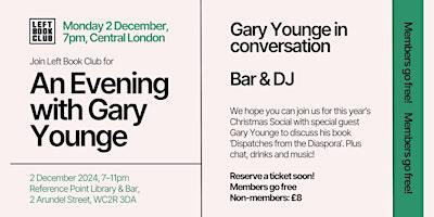 An Evening with Gary Younge | Reference Point