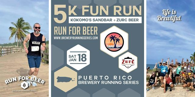 5k Beer Run x Kokomo's Sandbar | 2025 PR Brewery Running Series | Hotel Kokomo LLC