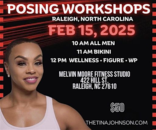 Feb 15, 2025 Raleigh North Carolina Pose with the PROS | Melvin Moore Fitness