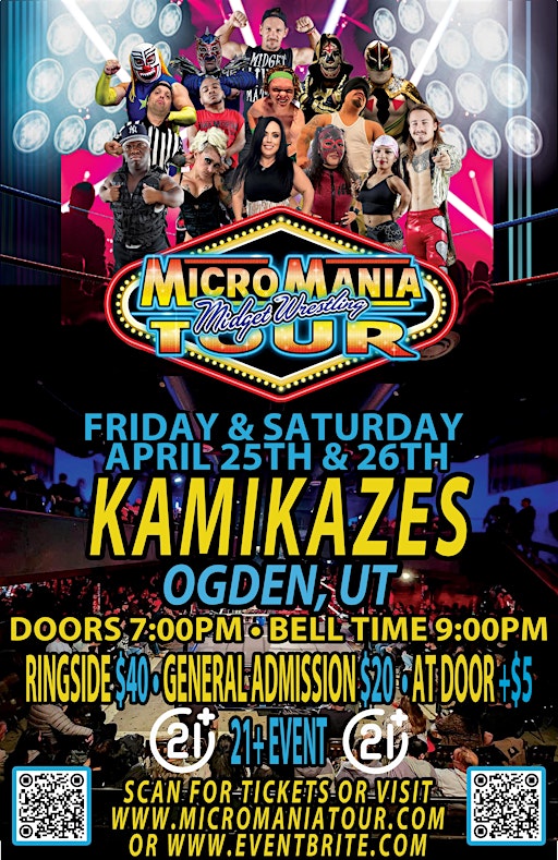 Micromania midget wrestling | Kamikazes - House Of Rock