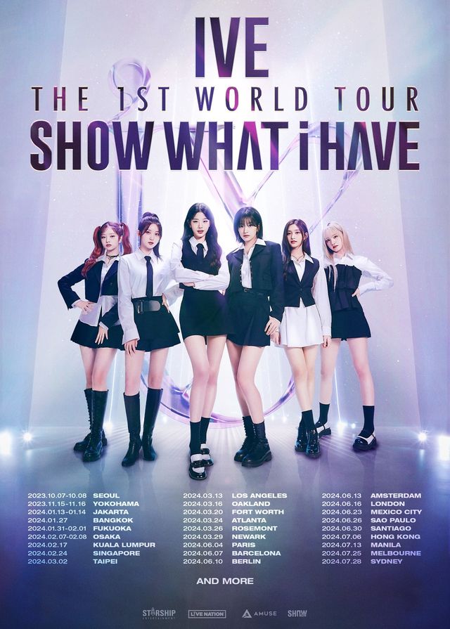 IVE《SHOW WHAT I HAVE》演唱會2024香港站 | 待定