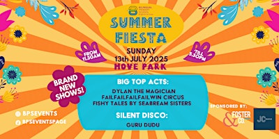 Family Fun Under the Big Top – Summer Fiesta 2025 | Hove Park