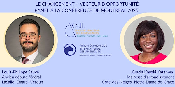 Le Changement , Vecteur d'Opportunités - Conférence de Montréal | Hotel Bonaventure - Studio Cogeco