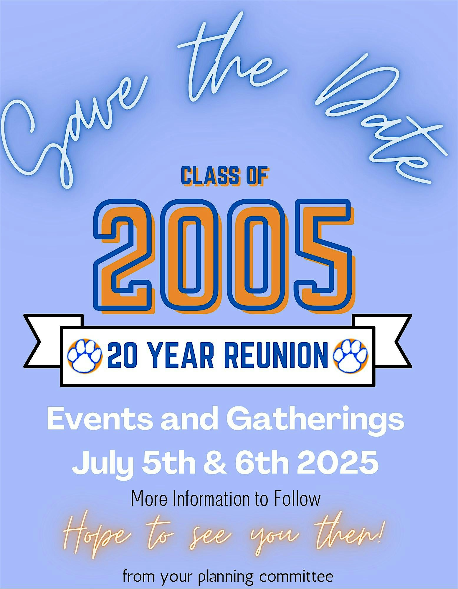 Class of 2005 20 Year Reunion | Conesus Lake Sportsmen's Club