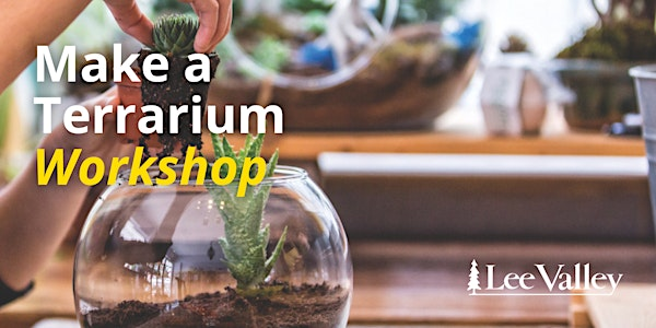 Lee Valley Tools Saskatoon Store - Make a Terrarium Workshop | 134 Primrose Dr