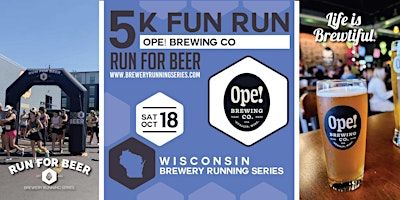 5k Beer Run x Ope! Brewing Co | 2025 Wisconsin Brewery Running Series | OPE! Brewing Co.