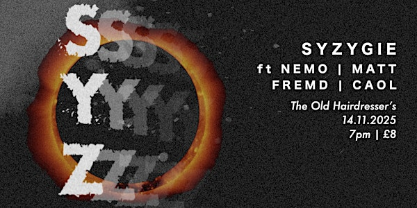 SYZYGIE IN GLASGOW | The Old Hairdresser's