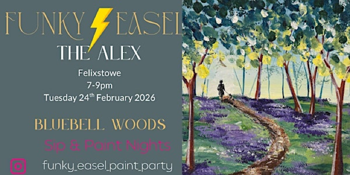 The Funky Easel Sip & Paint: The Alex in Felixstowe, Suffolk | The Alex Café Bar & Brasserie
