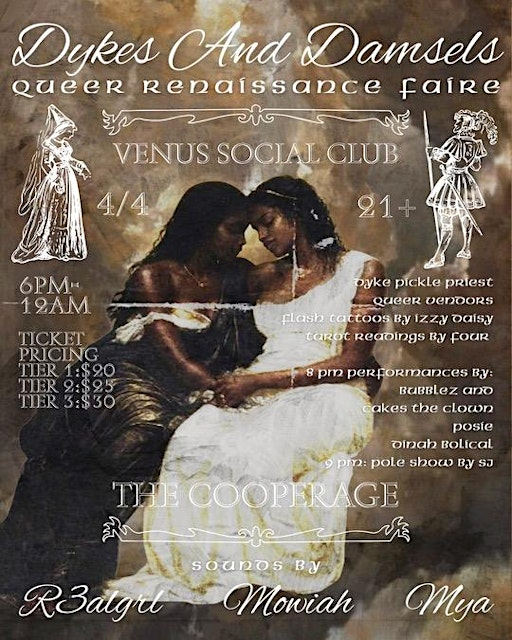 Dykes & Damsels: Queer Renaissance Faire! | The Cooperage