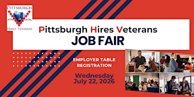Pittsburgh Hires Veterans Job Fair - Employer Registration | Duquesne University Union Ballroom
