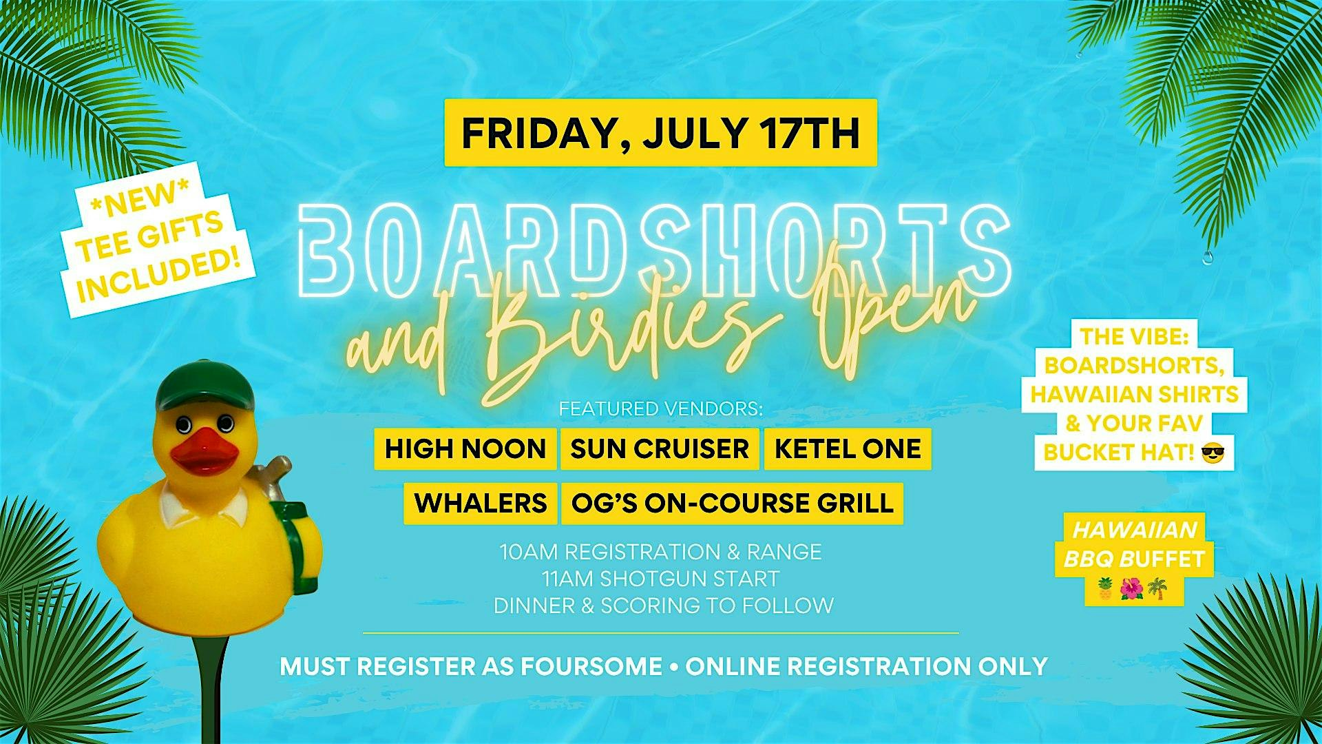 Boardshorts & Birdies Open Golf Tournament at Oxford Greens | 99 Country Club Dr