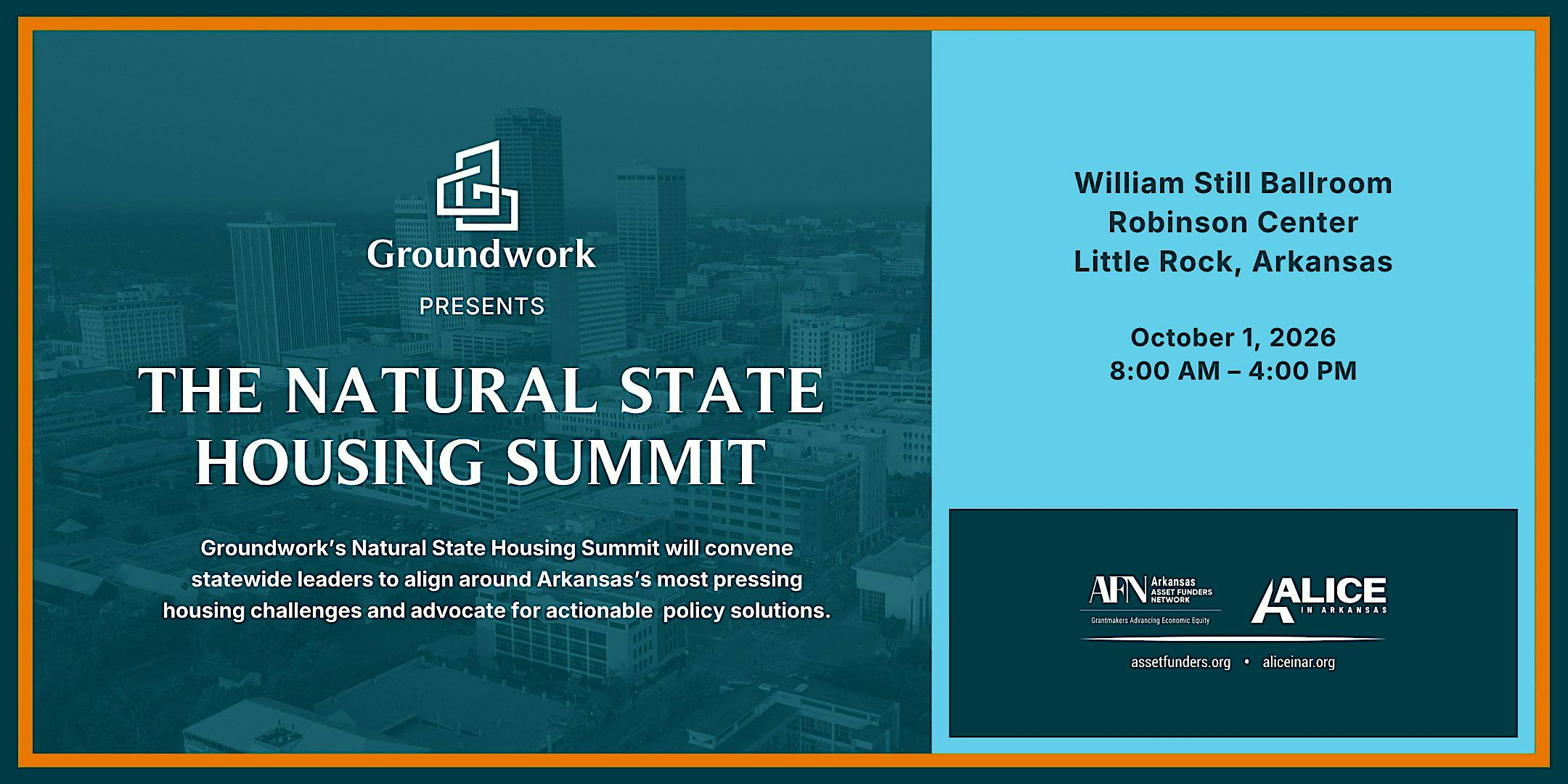 The Natural State Housing Summit | Robinson Center
