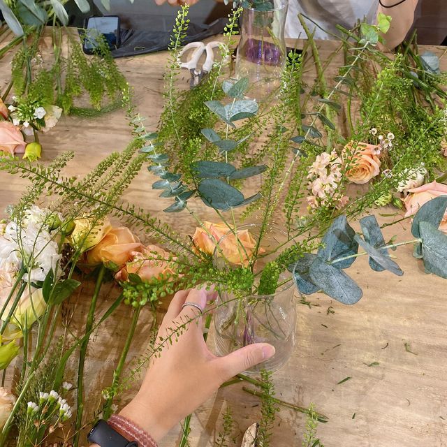 週末約上朋友仔去學插花.陶冶性情.PURICRAFT