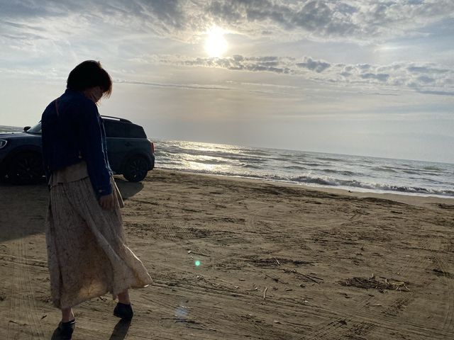 【石川】千里浜でドライブ🚗