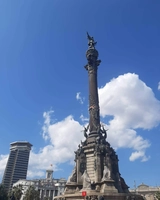 The Columbus Monument in La Rambla! 😍😍