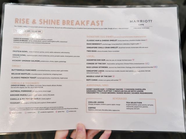 Marriott Cafe Breakfast, Marriott Tang Hotel