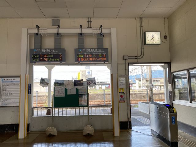 広島県。在来線の乗り換え主要駅『糸崎』
