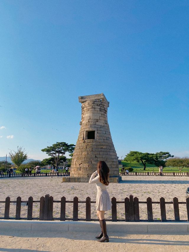 어릴적 추억을 돋구는 경주 첨성대 🤍