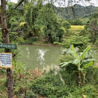 Сельская горная деревня в Лаоте