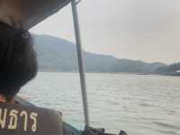 เล่นน้ำแถมพายเรือคายัคที่เขื่อนแม่งัดสมบูรณ์ชล🛶