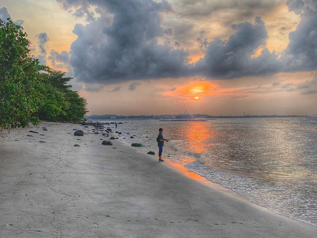 Photography & Workout at Punggol Beach